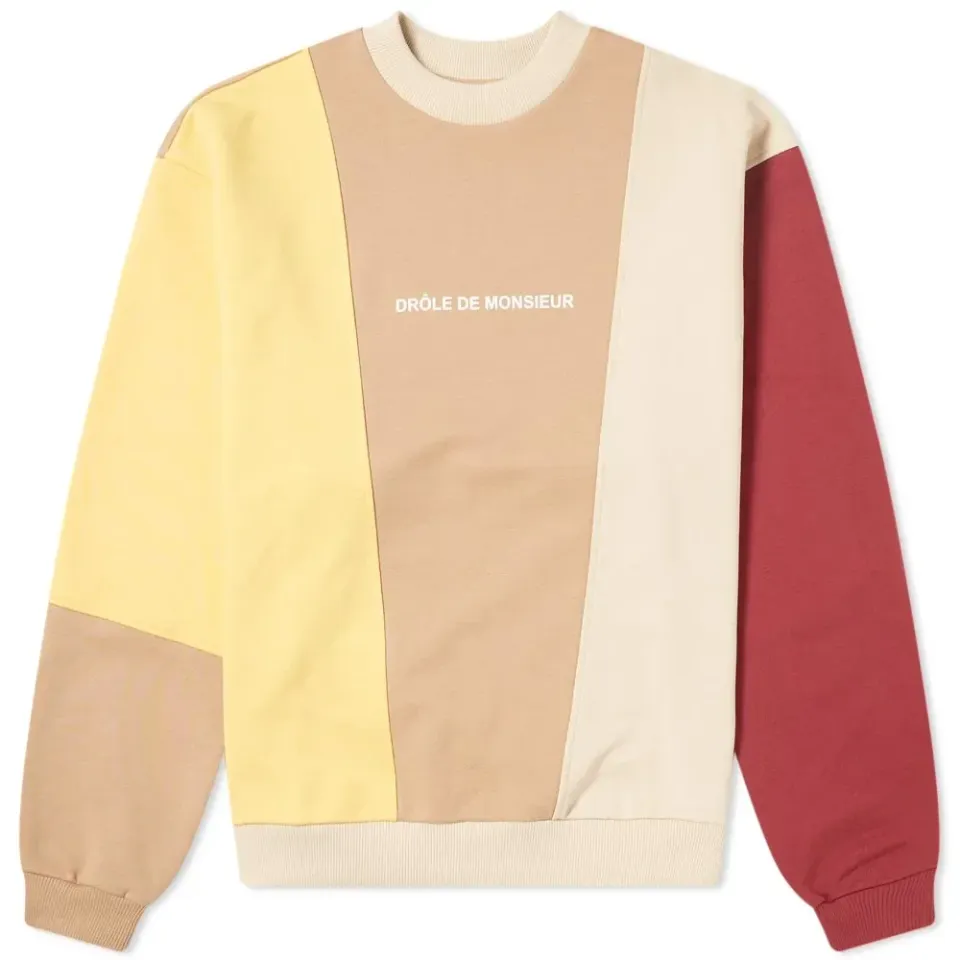 Color Block Logo Crew Sweat