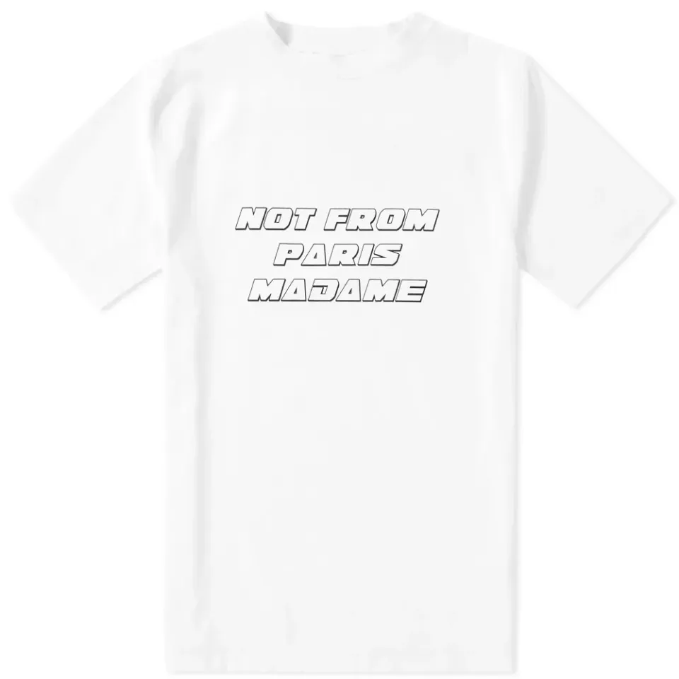 Not From Paris Block Tee