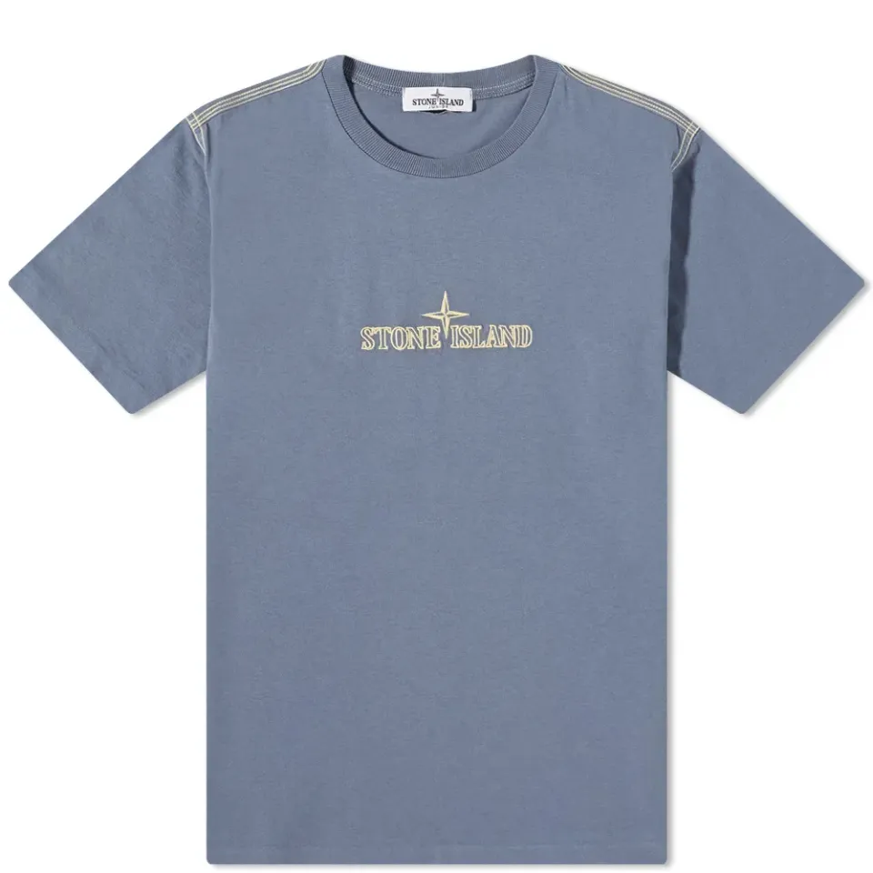 Overlocked Seam Logo T-Shirt
