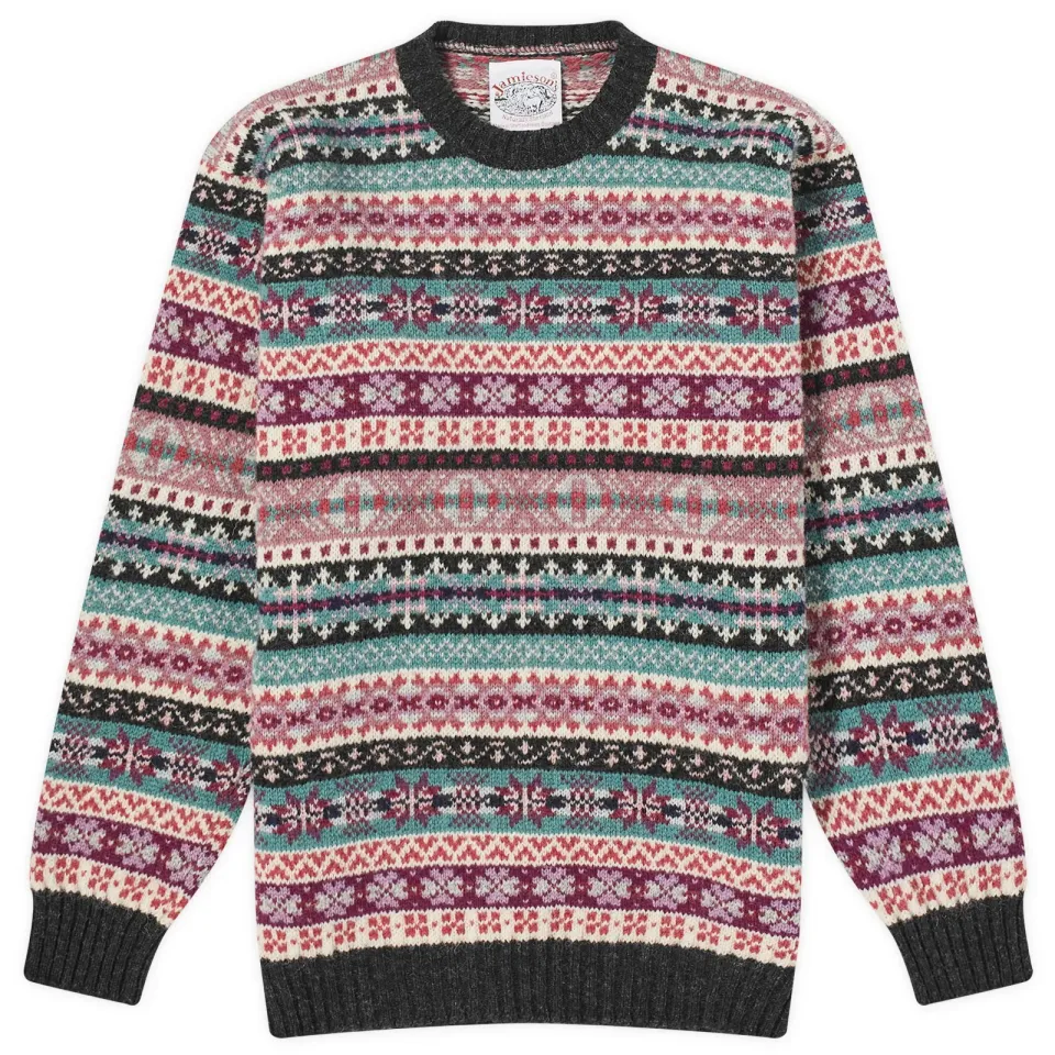 Jamieson's of Shetland Fair Isle Crew Knit