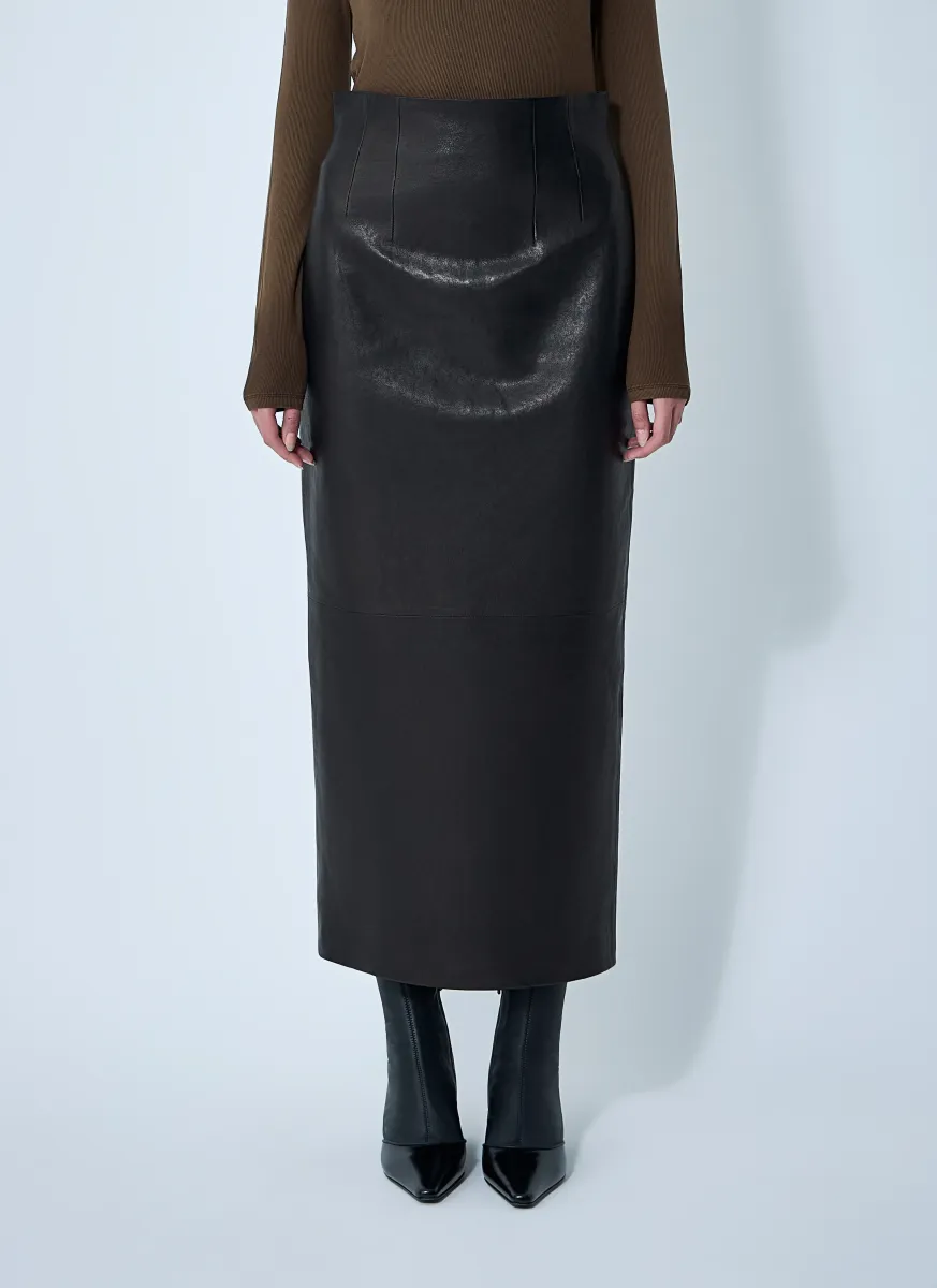 Loxley Leather Skirt