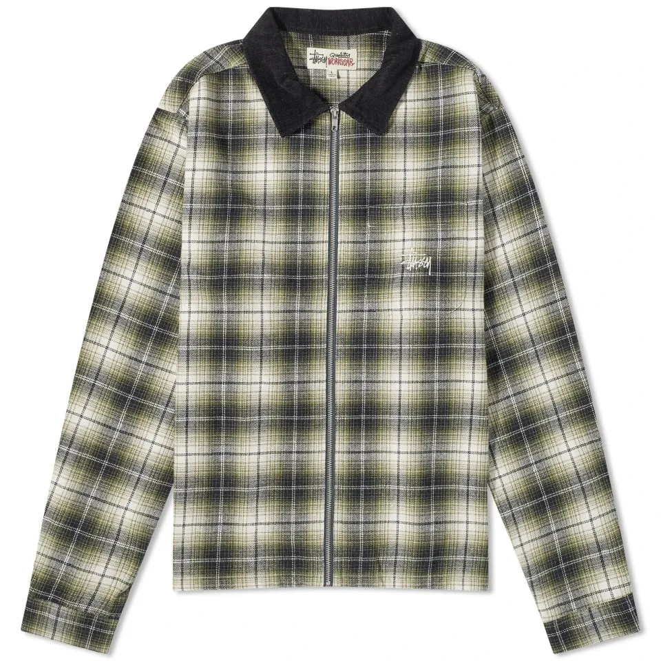 Frank Plaid Zip Shirt