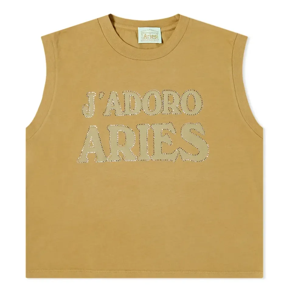 J'adoro Aries Diamante Shrunken Vest