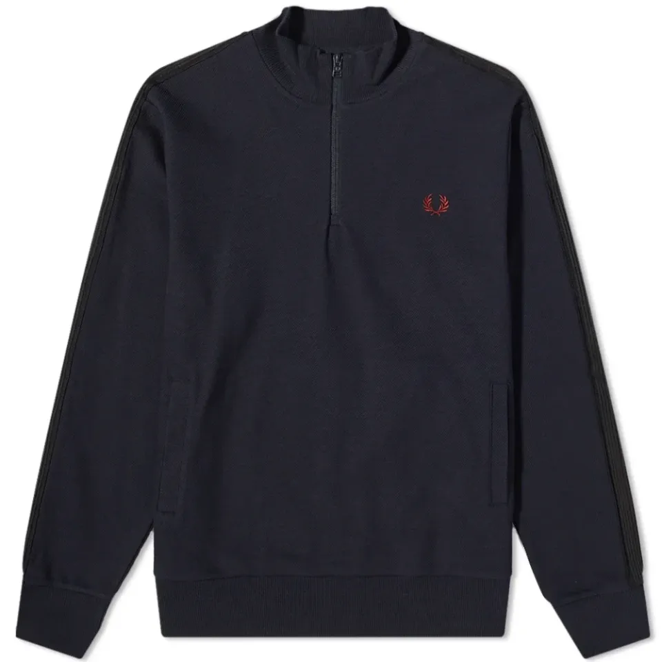Taped Half Zip Track Top