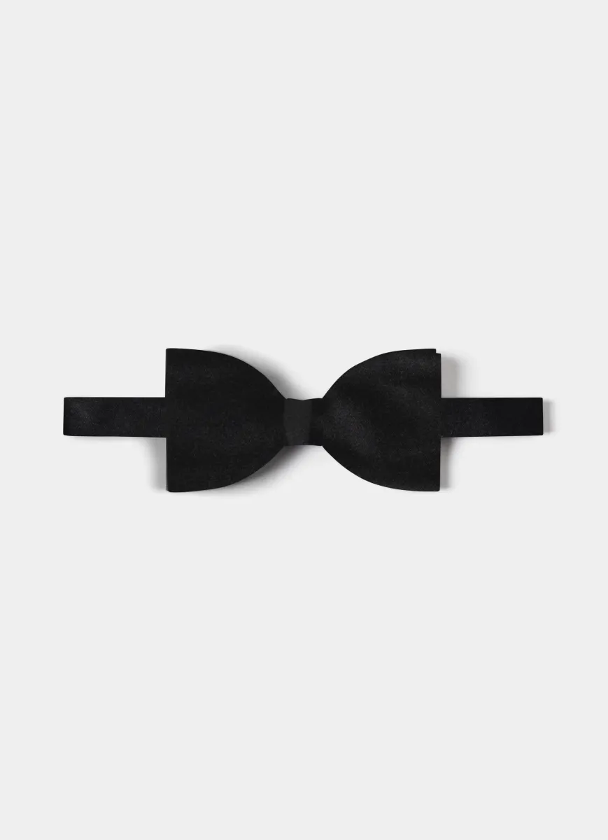 Pure Silk Satin Adjustable Bow Tie