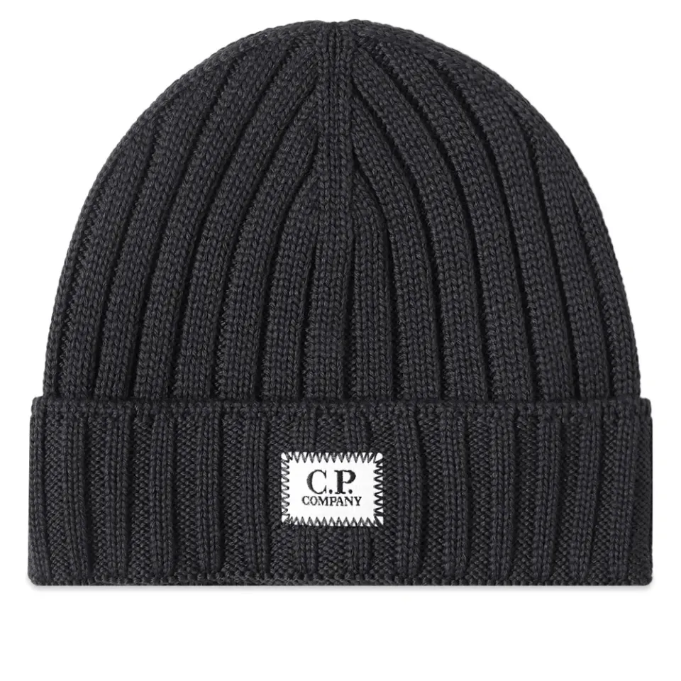 CP Company Patch Logo Beanie