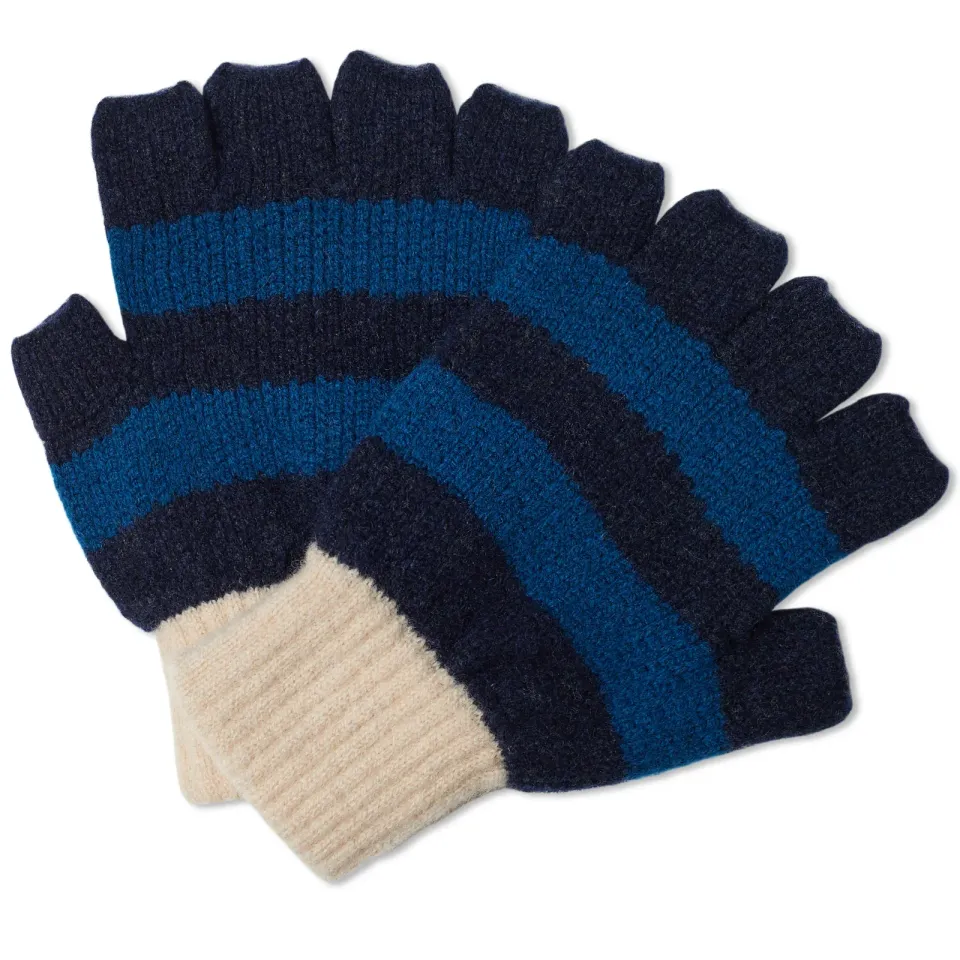 Howlin' Striped No Fingers Gloves