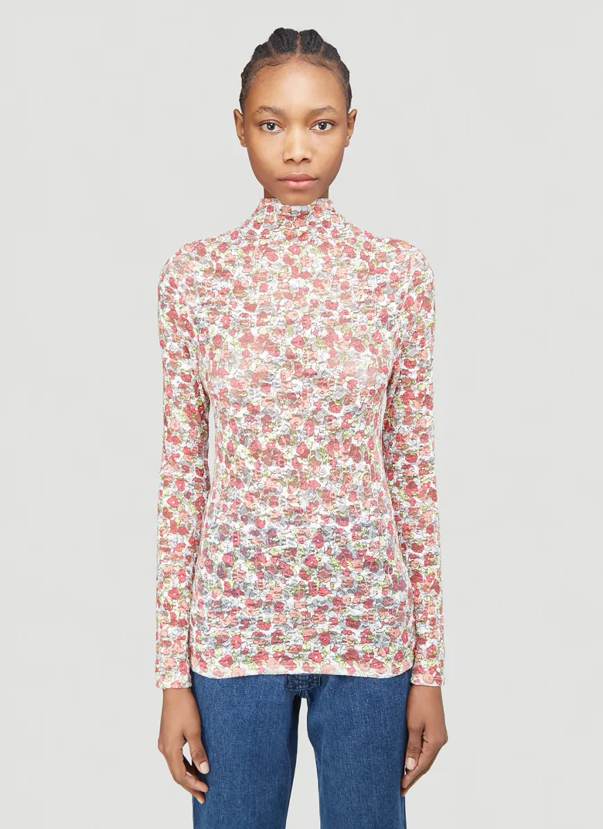 Cardio Nova Floral Lace Top