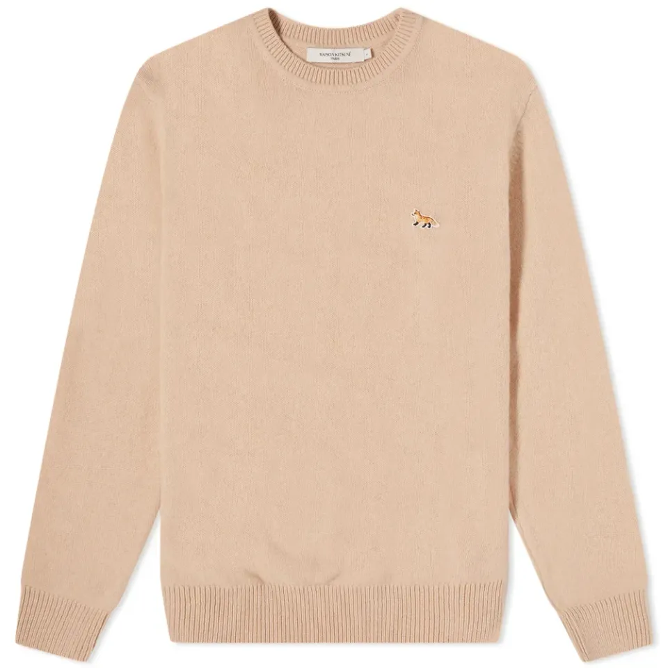Maison Kitsuné Baby Fox Patch Cosy Crew Knit