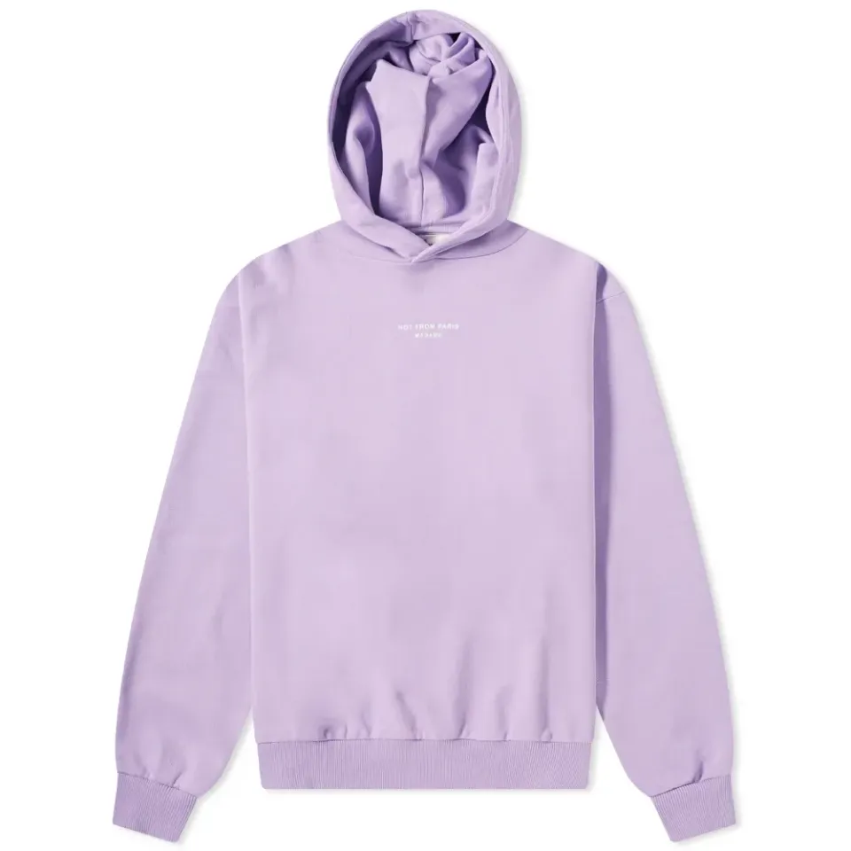 Centre Logo Slogan Hoodie
