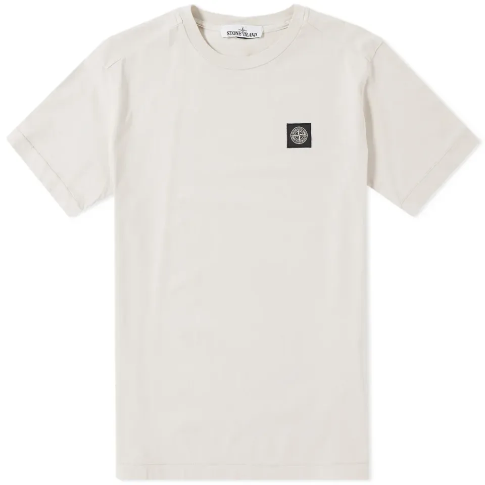 Garment Dyed Patch Logo Tee