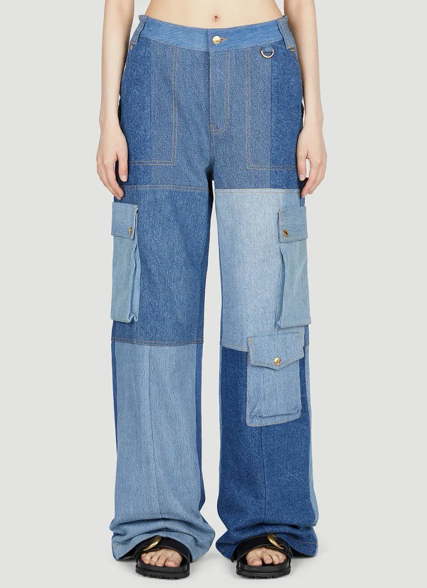 Panel Cargo Jeans