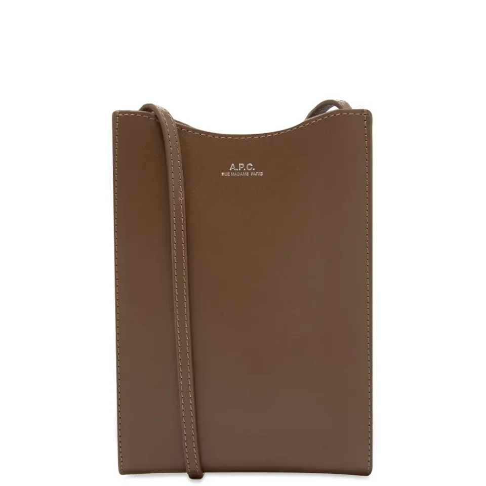 A.P.C. Jamie Leather Neck Pouch
