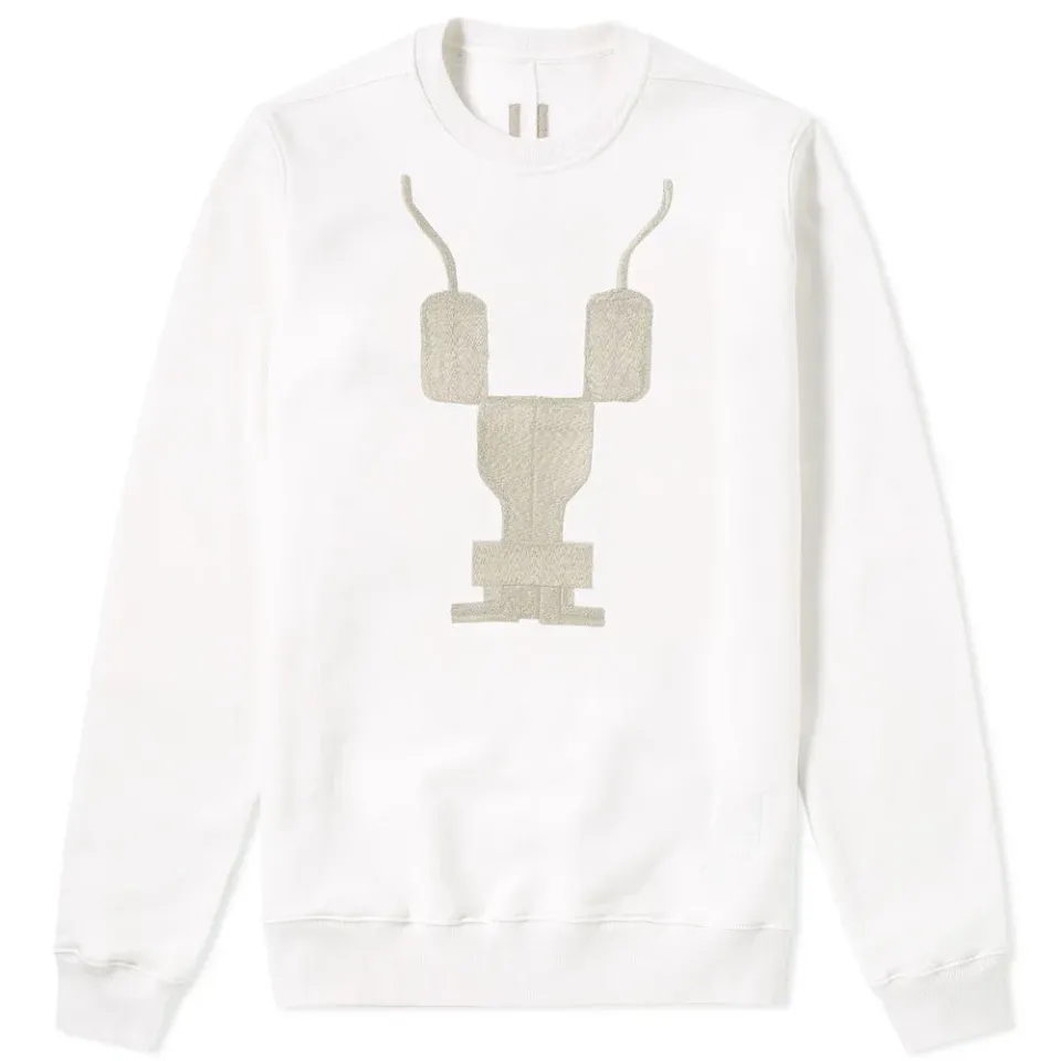 DRKSHDW Embroidered Logo Crew Sweat