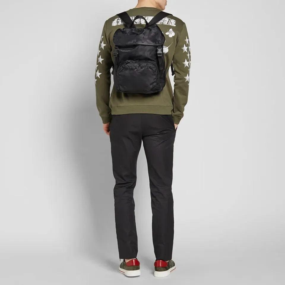 Nylon Camo Backpack