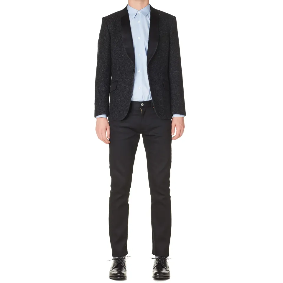 Mixed Yarn Blazer