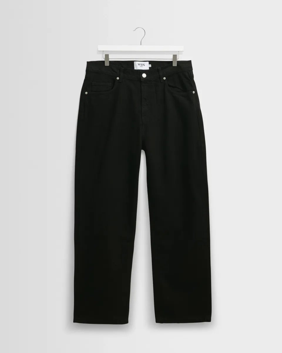 Felix - Black Loose Fit Denim Jeans
