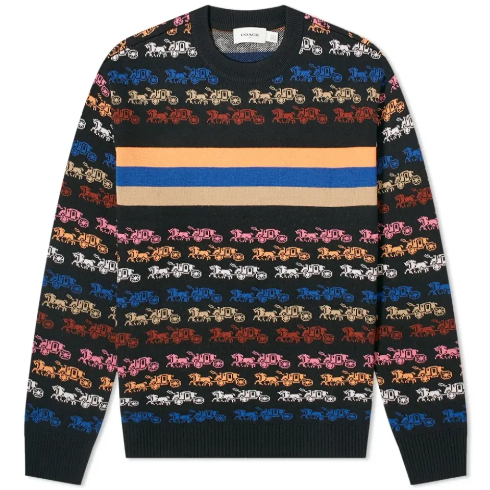 Rainbow Crew Knit