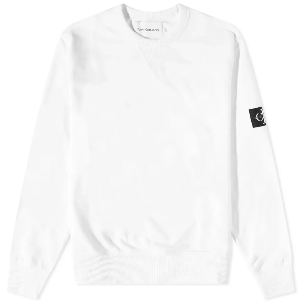 Monogram Sleeve Badge Crew Sweat