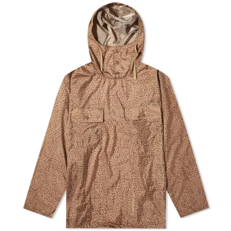 Leopard Print Cagoule Shirt