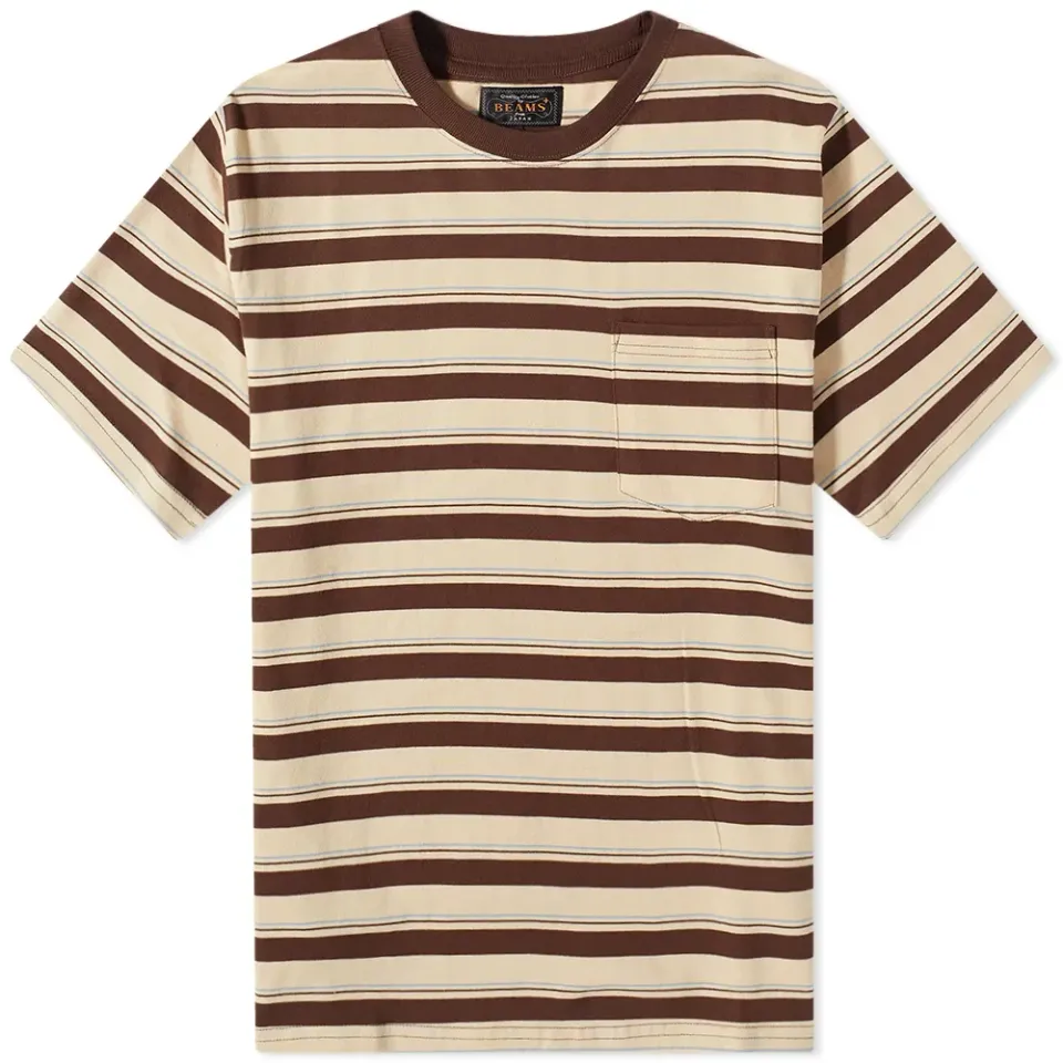 Multi Stripe Pocket T-Shirt