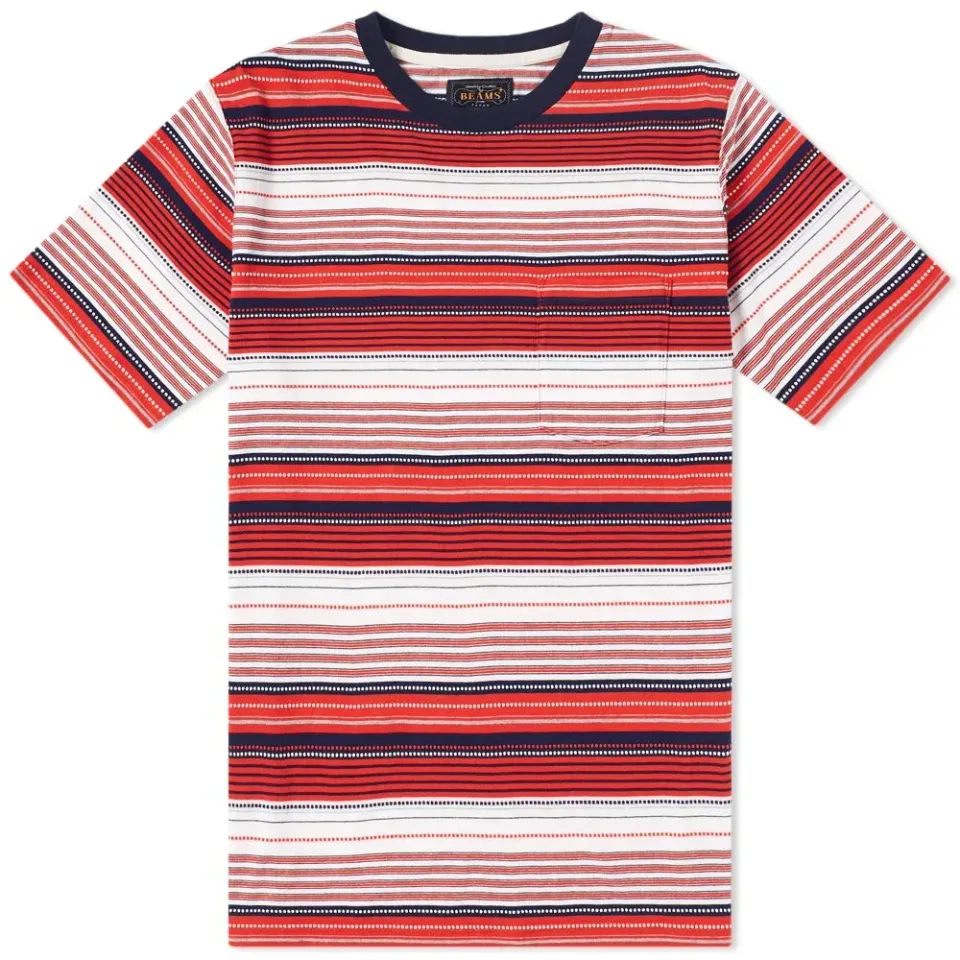 Jacquard Stripe Tee