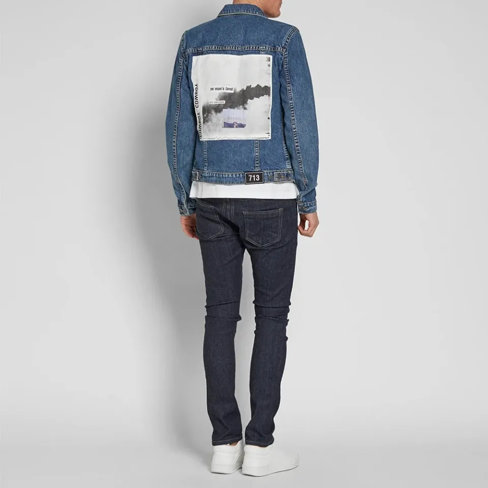 x Travis Scott Smoke Patch Denim Jacket