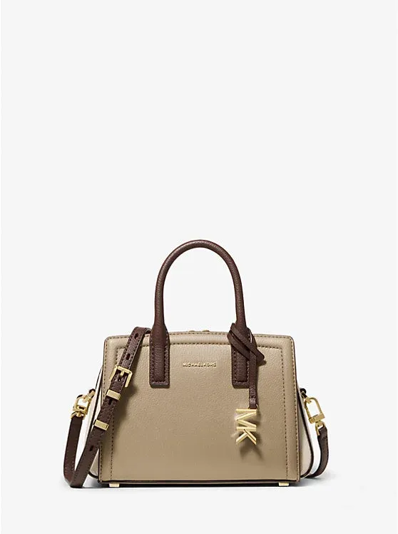 Laila Extra-Small Pebbled Leather Crossbody Bag