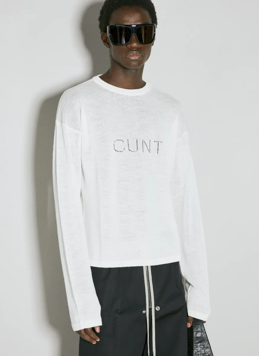 Graphic Wool Sweater