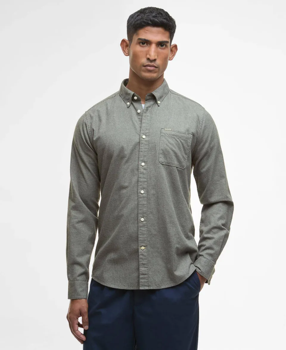 Huntly Houndstooth Tailored Shirt