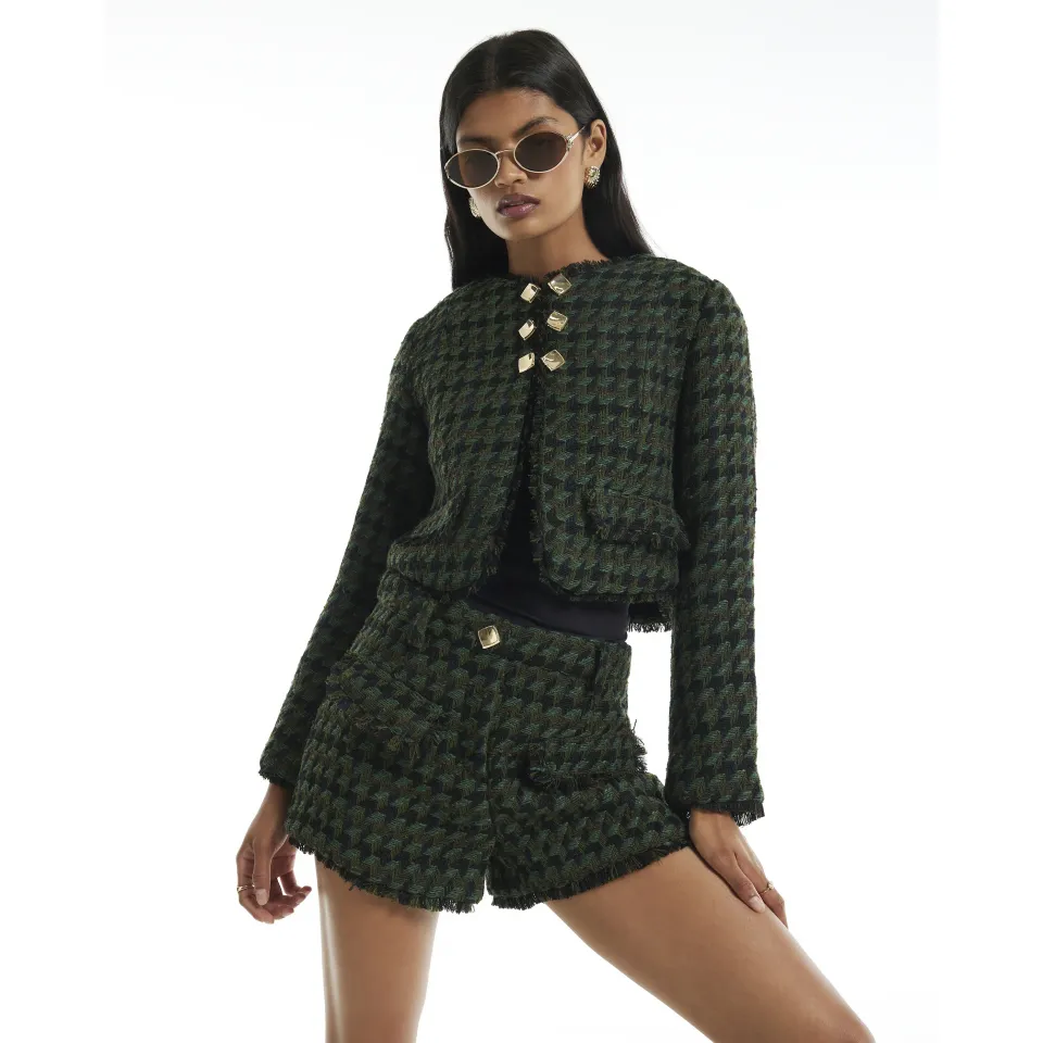 Boucle Tailored Shorts