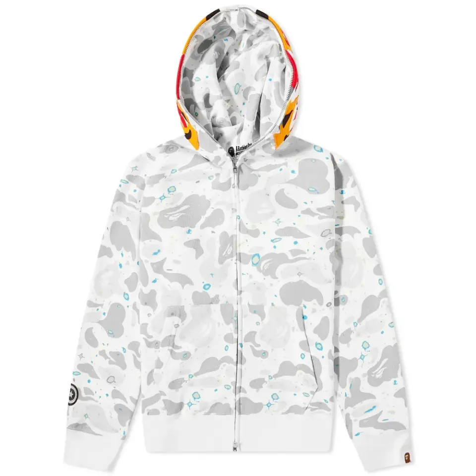 Space Camo Tiger Full Zip Hoody