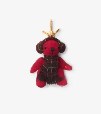 Thomas Bear Charm in Poppy red