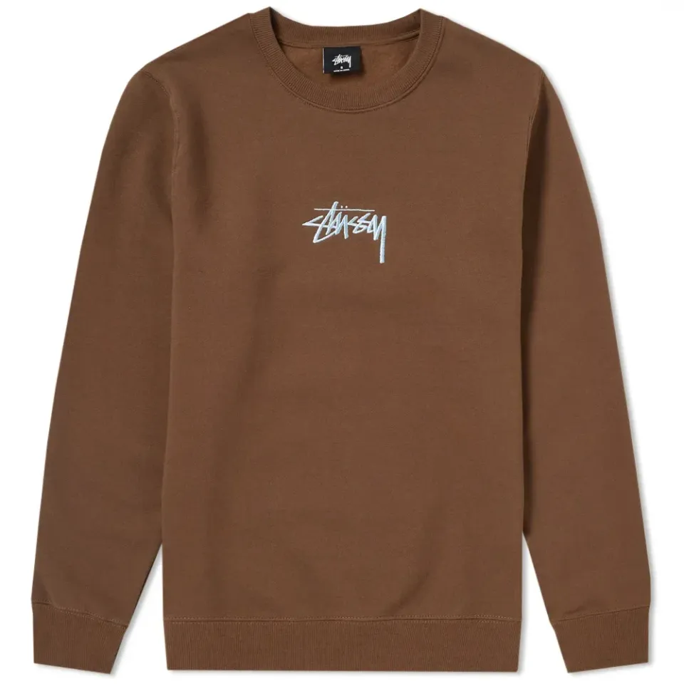 Stock Logo Applique Crew Sweat