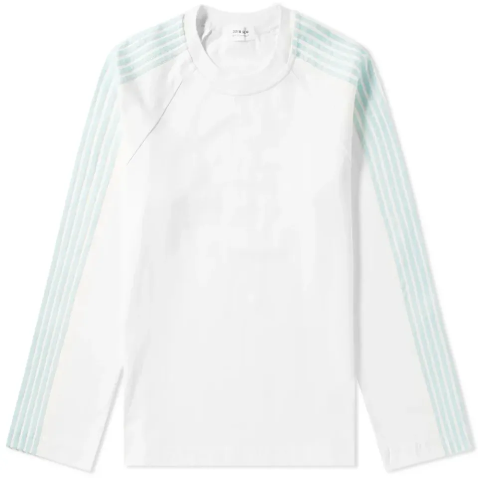 Long Sleeve Jersey Raglan Stripe Tee