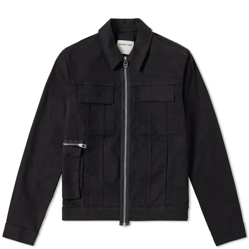 Hand Print Zip Jacket