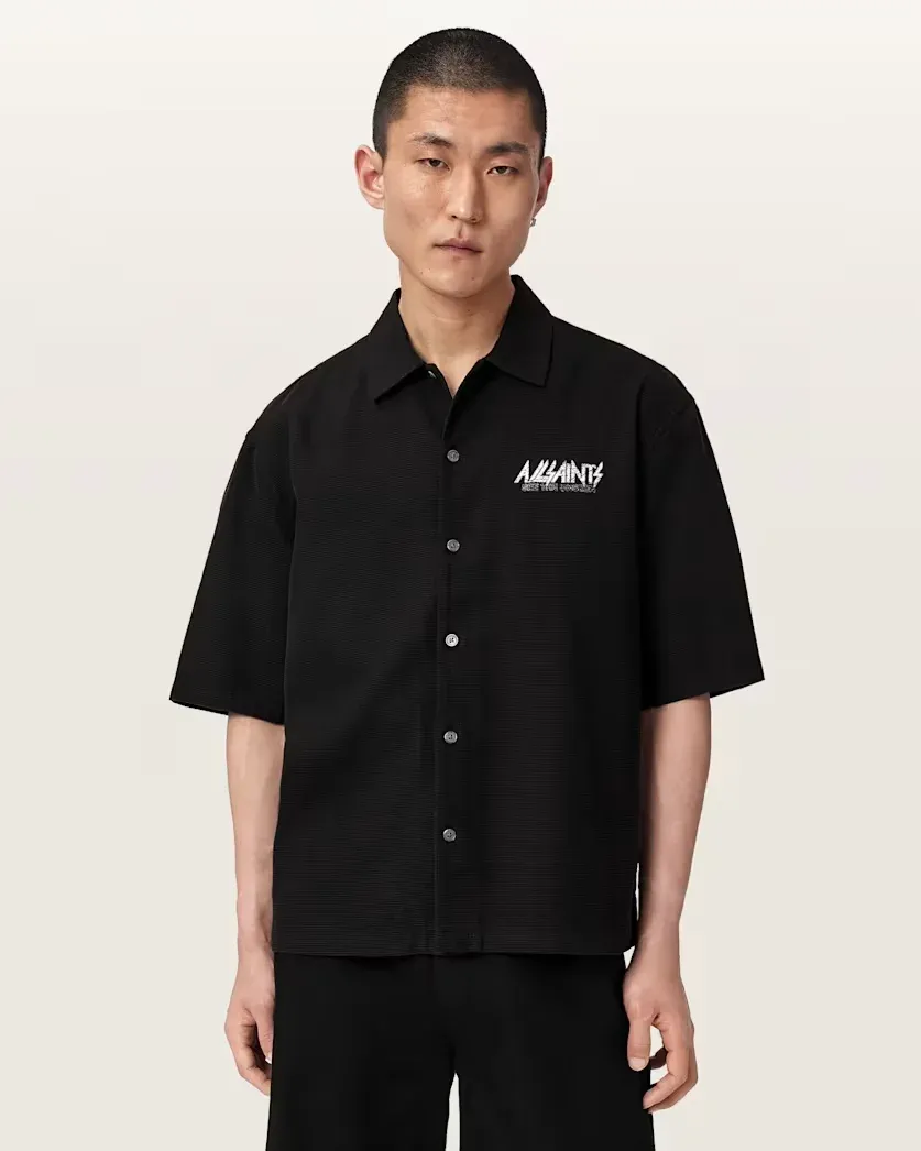 Synth Short Sleeve Oversized Shirt