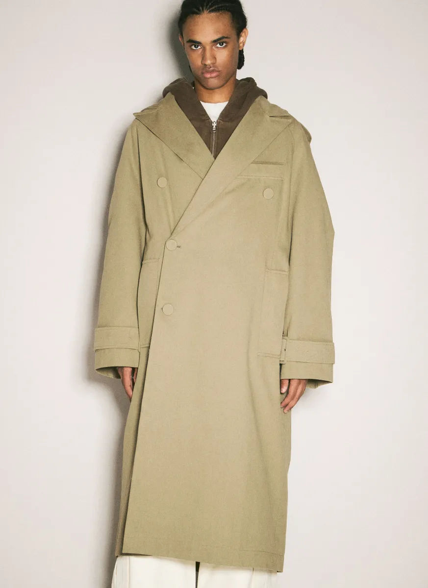 Canvas Trench Coat