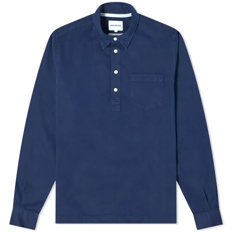 Oscar Indigo Popover Shirt