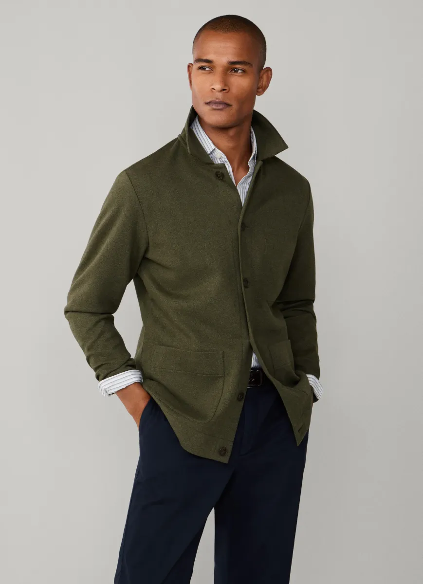 Herringbone Jaquard Overshirt