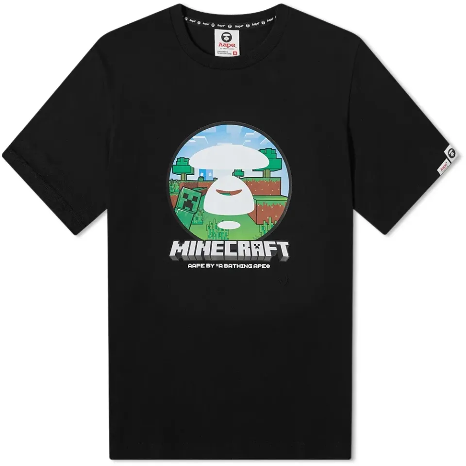 AAPE x Minecraft Ape Head T-Shirt