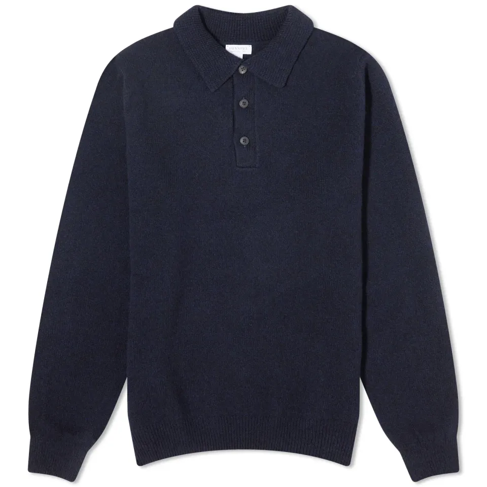 Lambswool Knit Polo