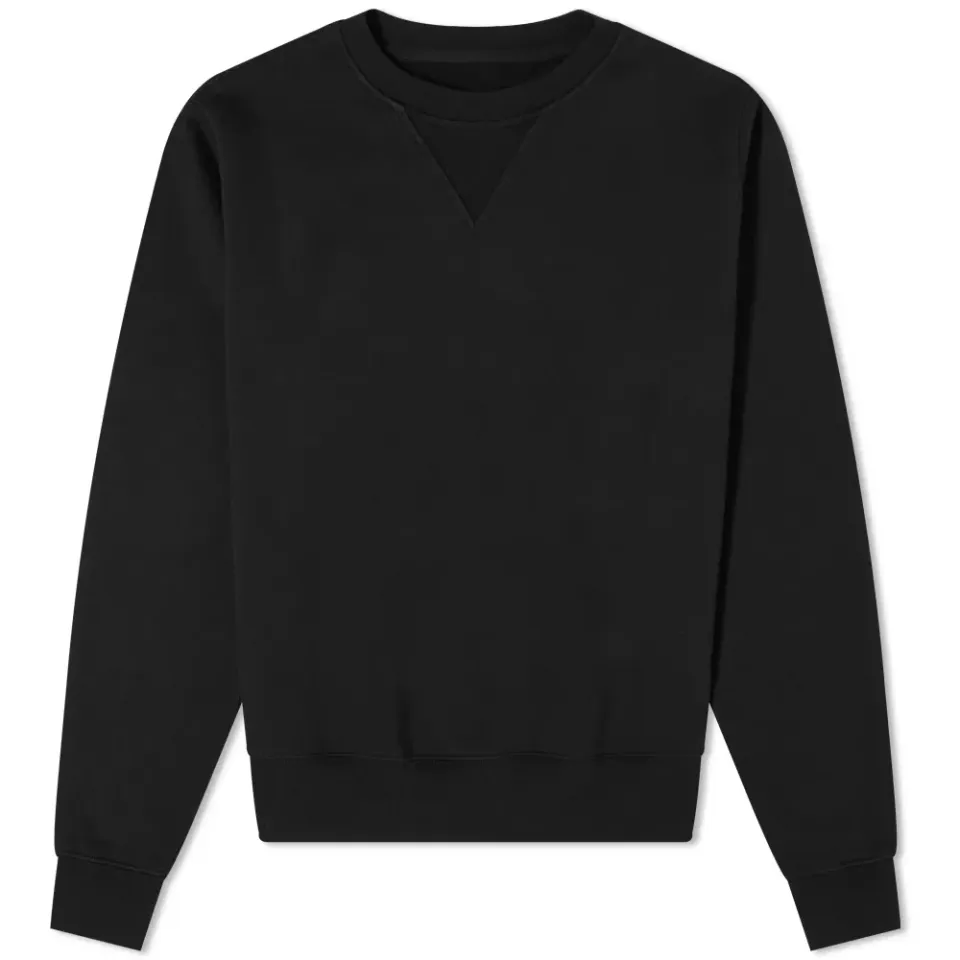Back Knitch Details Crew Sweat