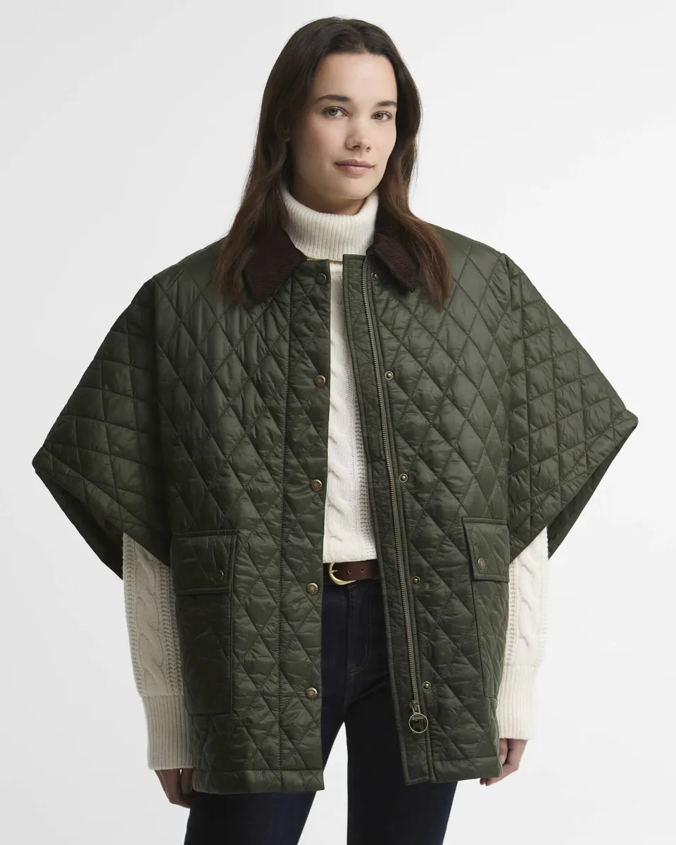 Mildred Quilted Cape