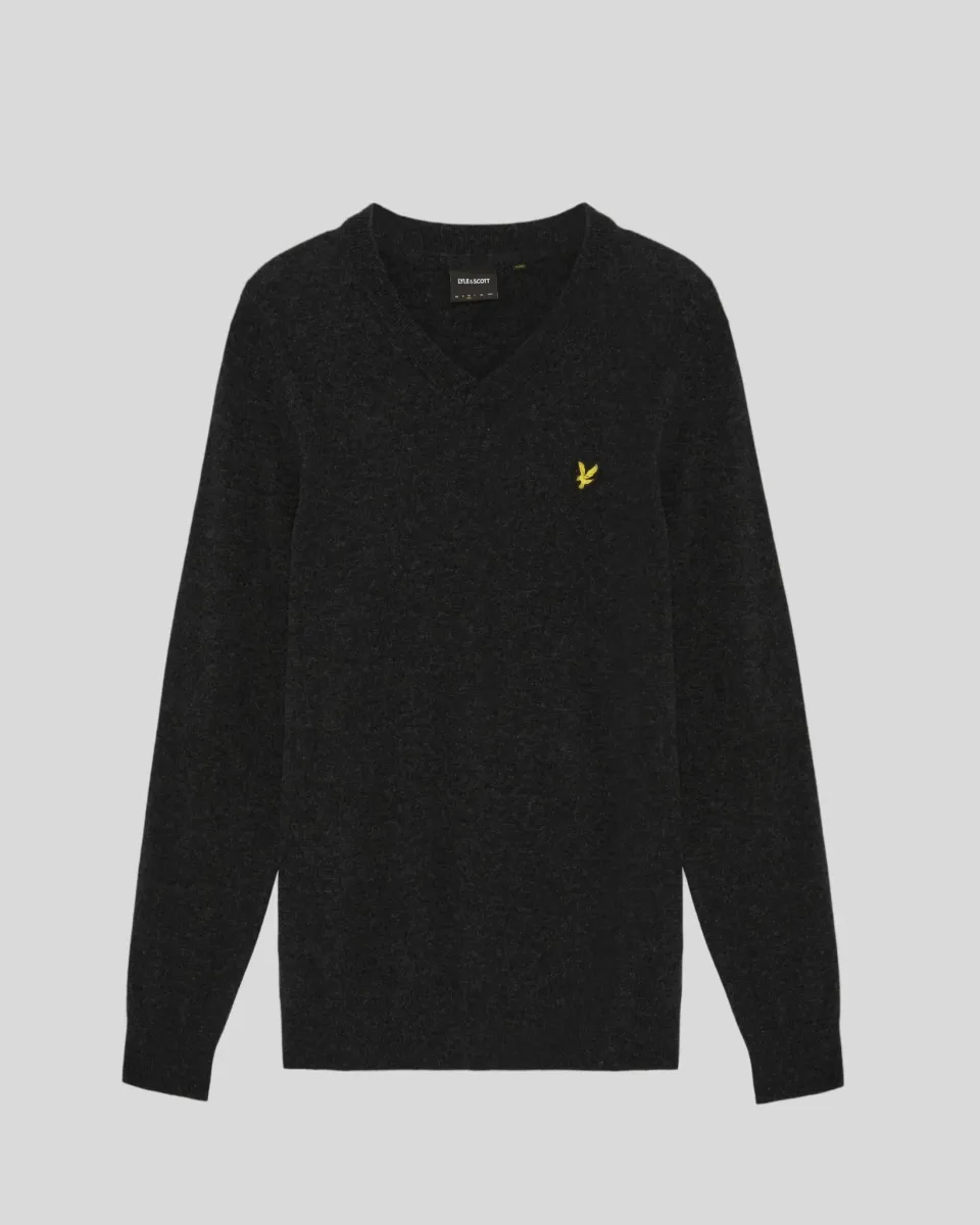 Lambswool Blend V-Neck Jumper