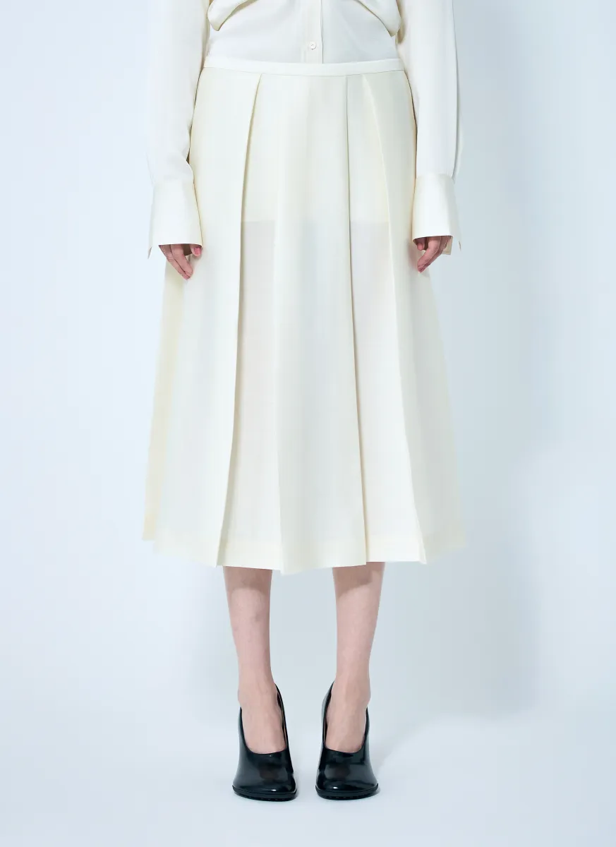 Wool Silk Twinflower Skirt
