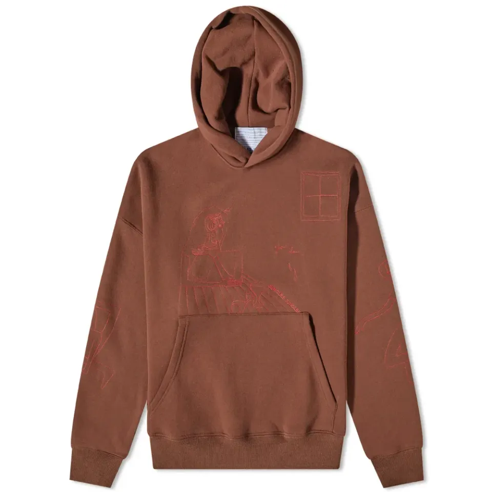 Slow Down Embroidered Hoodie
