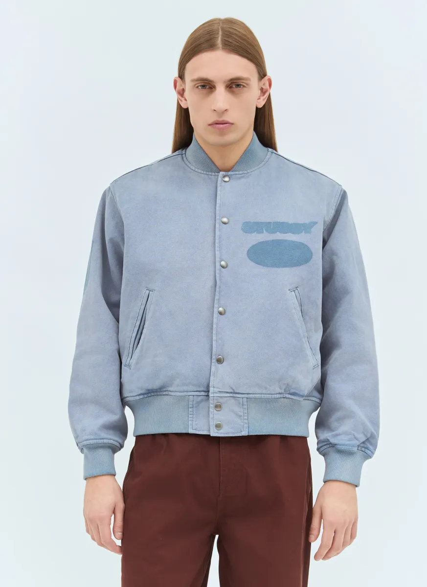 Ghost Logo Varsity Jacket