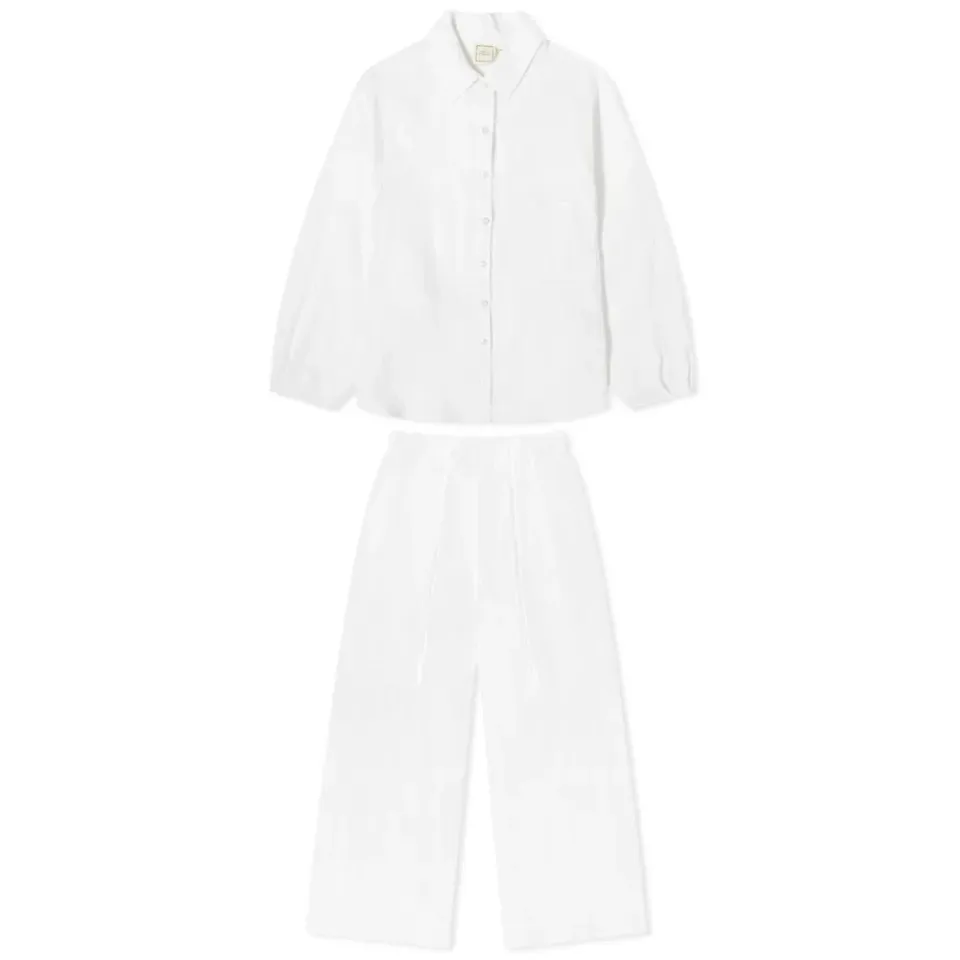 Raglan Linen Pyjama Set