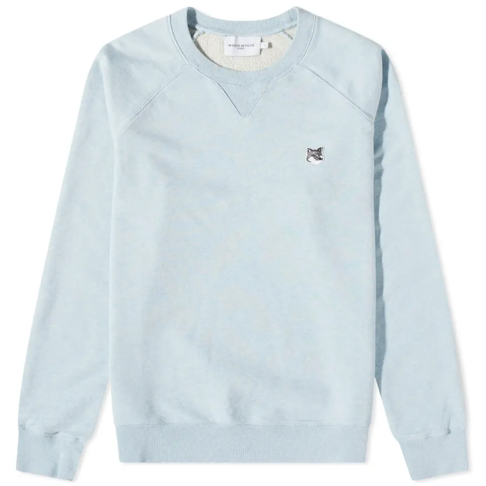 Grey Fox Head Patch Classic Sweat